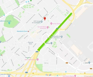 Soterramiento M-14 (Av. de la Hispanidad)