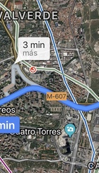Recorrido del atasco continuó