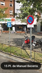 Tramo inaccesible delante de los portales 15, 15 dupd. y 16