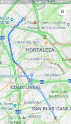 Recorrido nueva línea ARTURO SORIA 10 km - 20 minutos