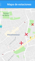 Mapa de los puntos comentados