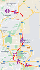 Propuesta de la nueva línea de Cercanías Rejas - Alcobendas