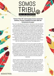 Somos Tribu recibe el premio a Mejor ciudadano europeo.