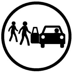 Icono de compartir coche