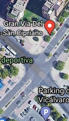 Situación actual del cruce de San Cipriano / Gran Vía del Este