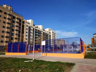 ejemplo minipista baloncesto infantil La Gavia (Villa de Vallecas)