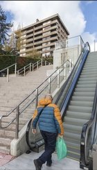 Escalera ciudad de Santander