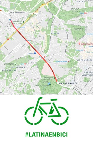 Carril bici Avenida de los Poblados