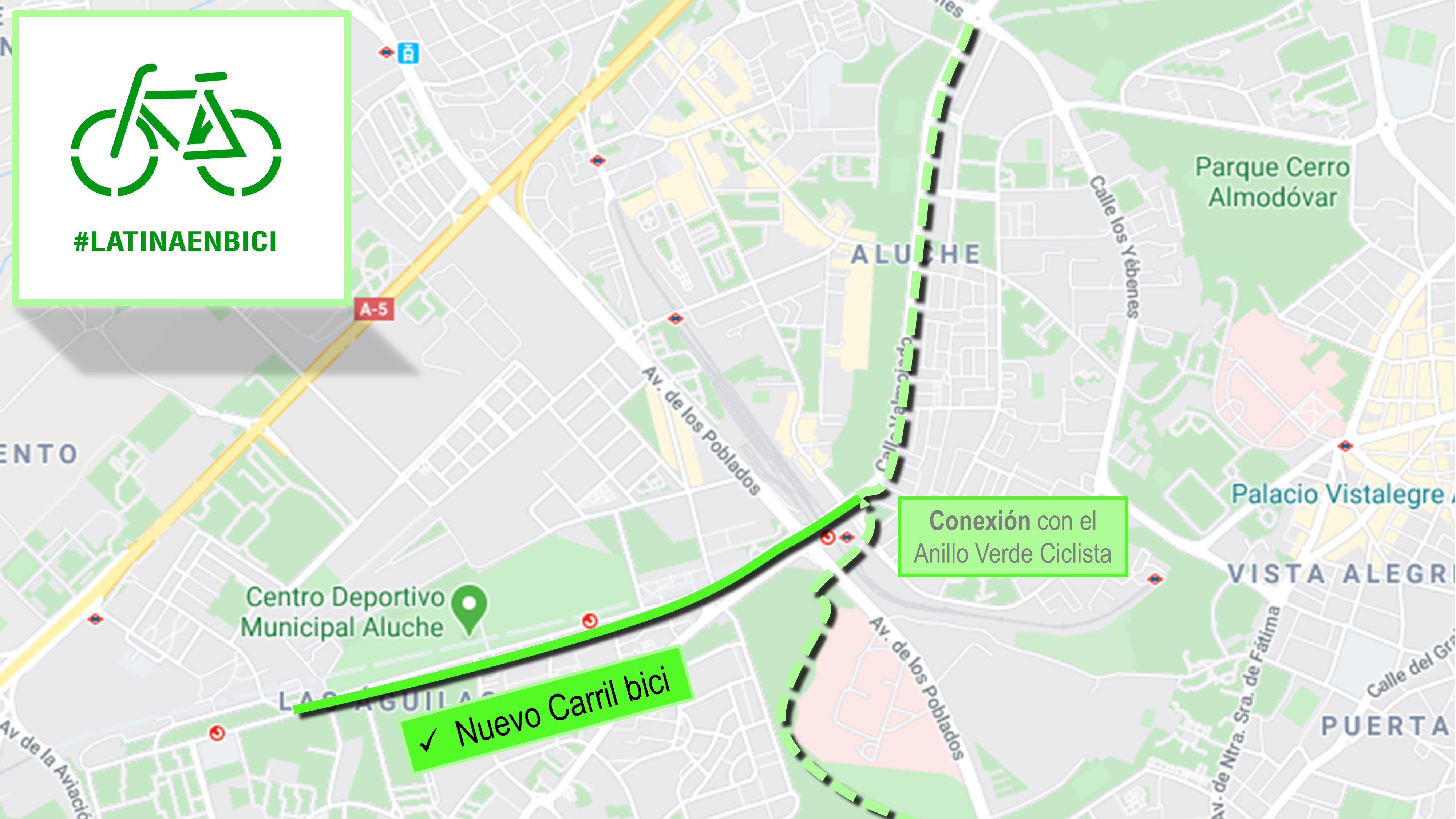 Carril bici Las Águilas