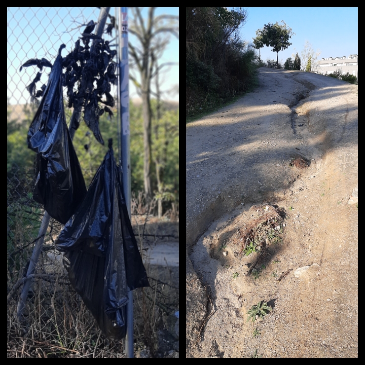 Mal estado del Cerro de la Mesa (Rejas)