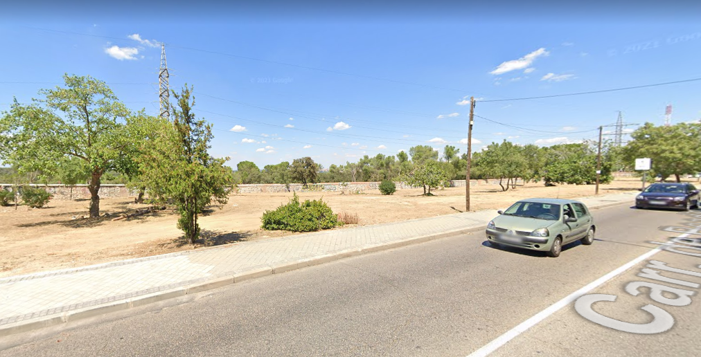 Zona verde de la carretera de Boadilla