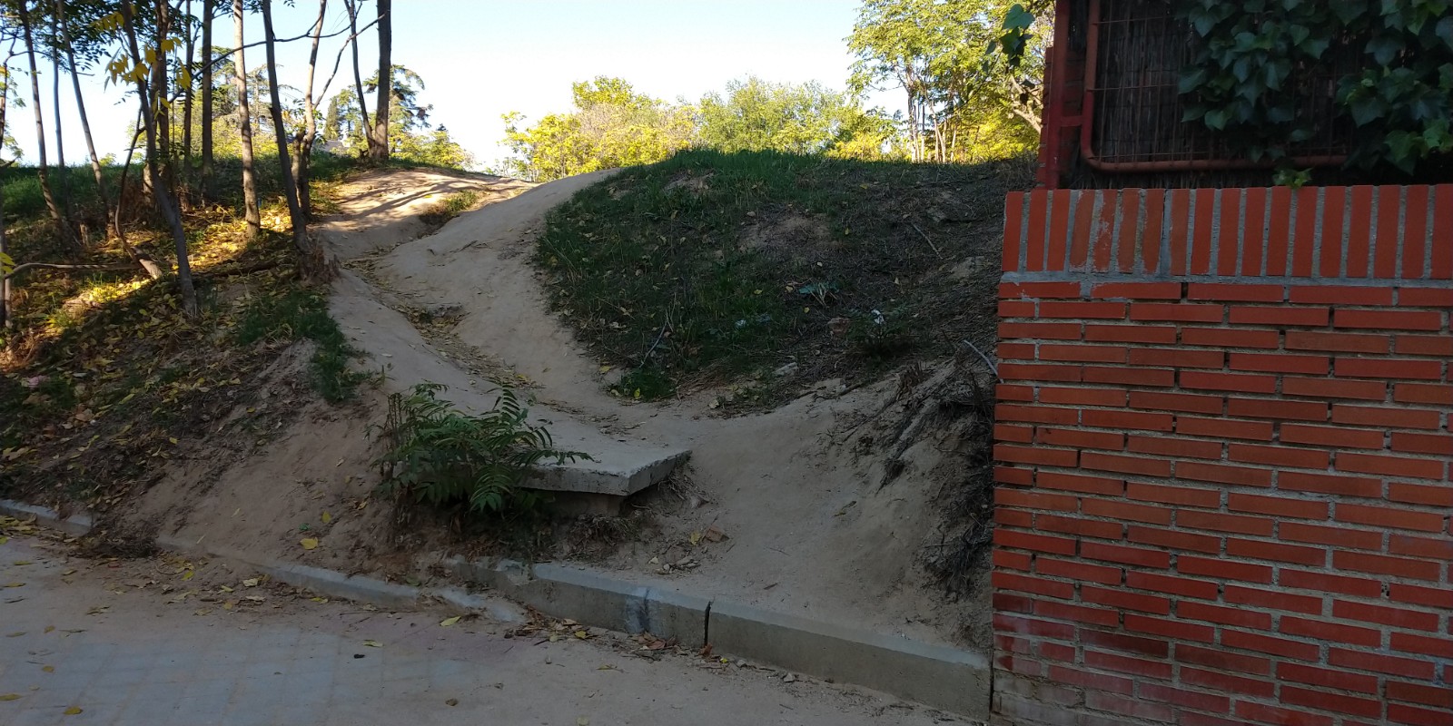Acceso desde Antonio Sancha a Zona Verde junto a chalets.jpg