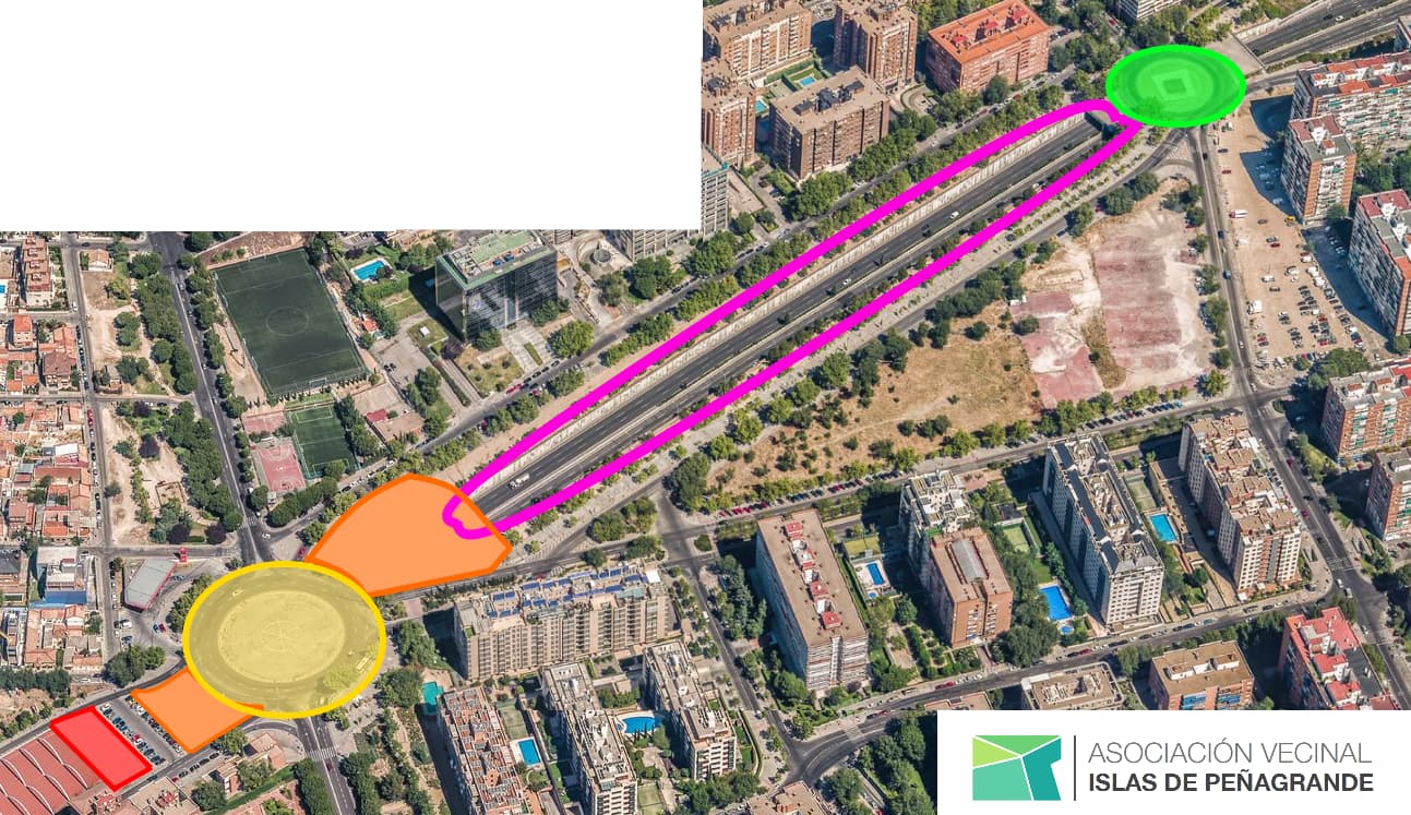 Remodelación Laterales M30 en Peñagrande