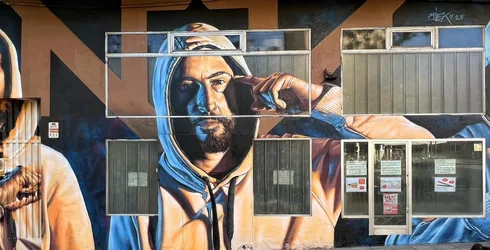 Muros de graffiti en Madrid