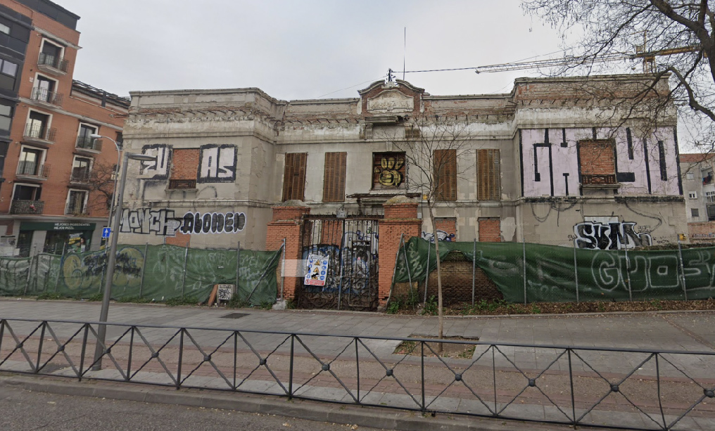 Estado actual del edificio, con riesgo de derrumbe