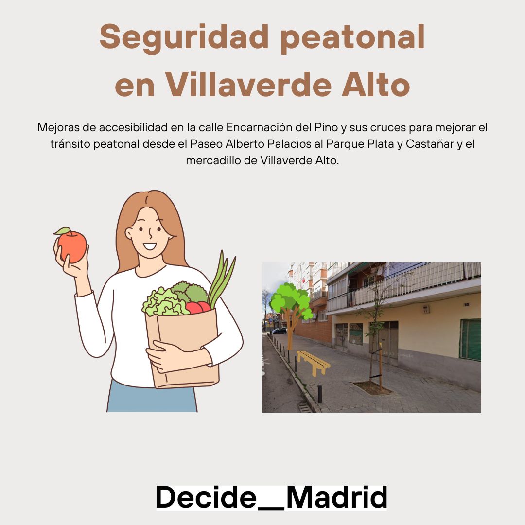 Mejora de la seguridad peatonal de Villaverde Alto