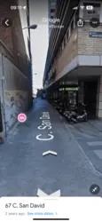 Único acceso a la calle San David