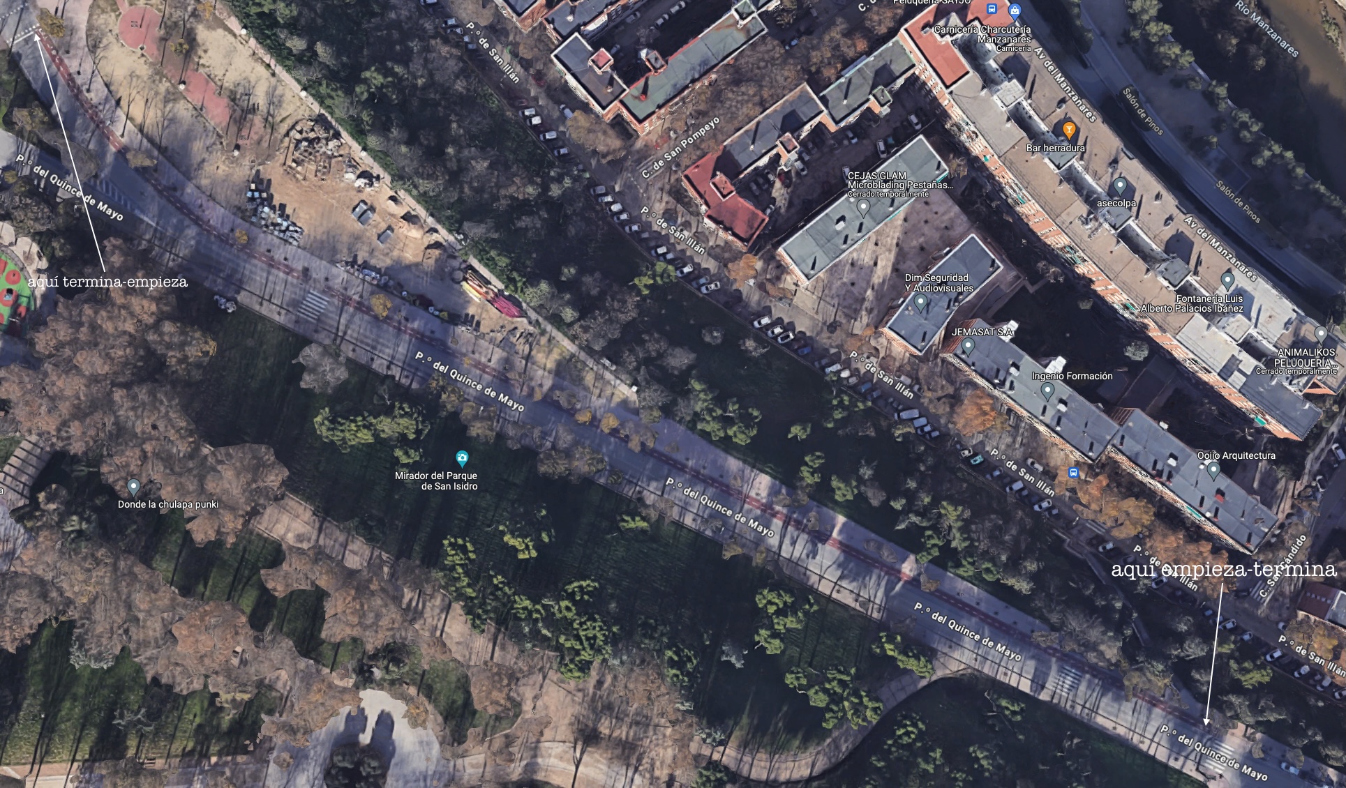 ¿para qué sirven 400 m de carril bici  solitarios?