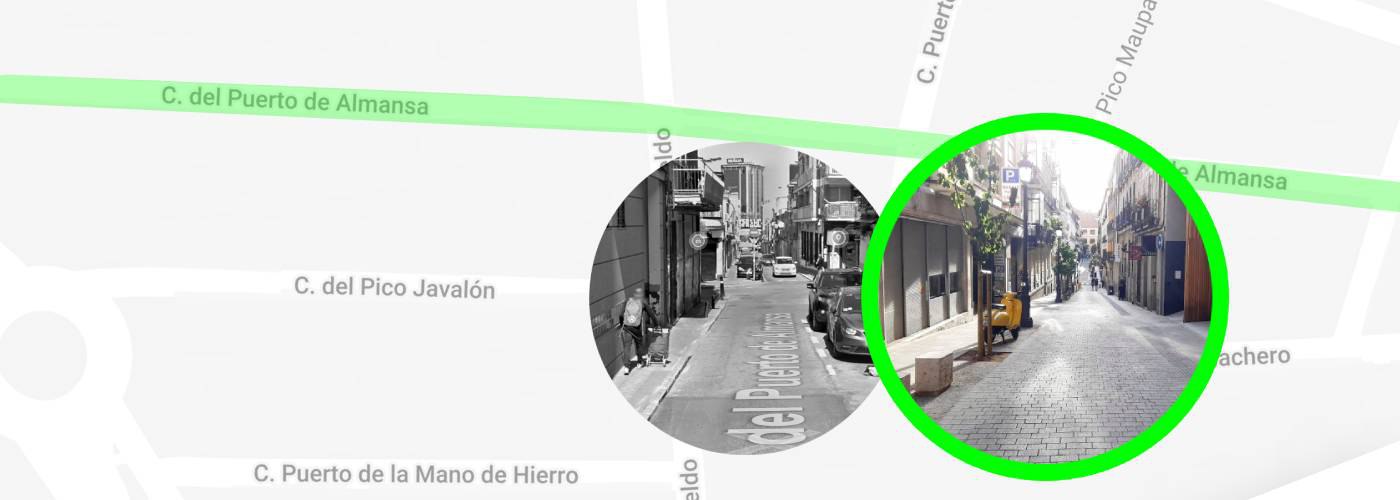 Propuesta basada en actuación llevada a cabo en calle de similares características.