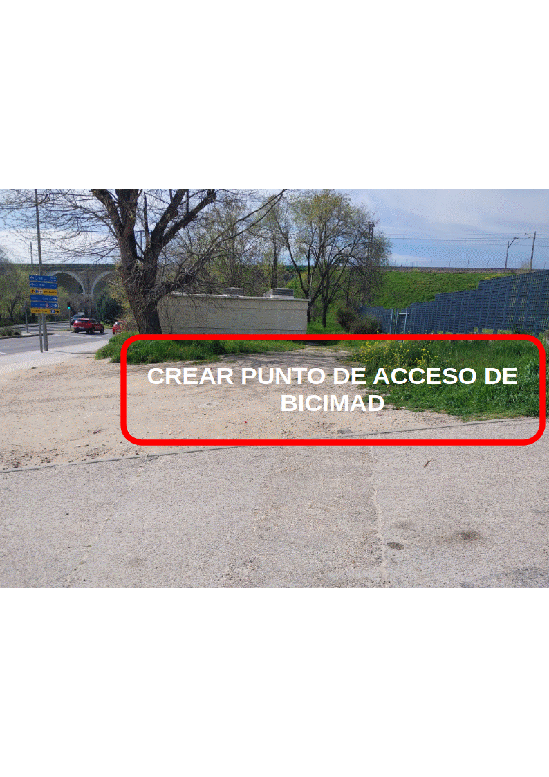 punto de acceso BICIMAD