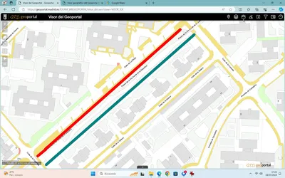 Plano entre c/ Carabela y Metro Alameda de Osuna