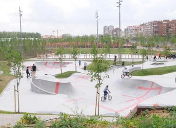 Ejemplo de zona de patinaje