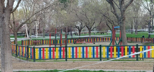 Vista de los parques.