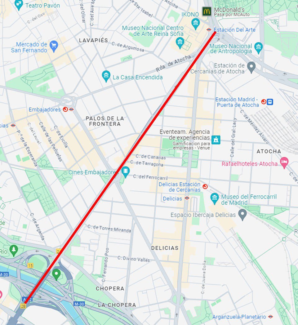 Carril bici de Santa Maria de la Cabeza