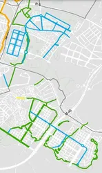 Red ciclista Ensanche de Vallecas - Valdebernardo