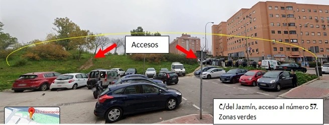C/del Jazmín, acceso al número 57.
