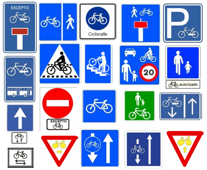 Señales ciclistas