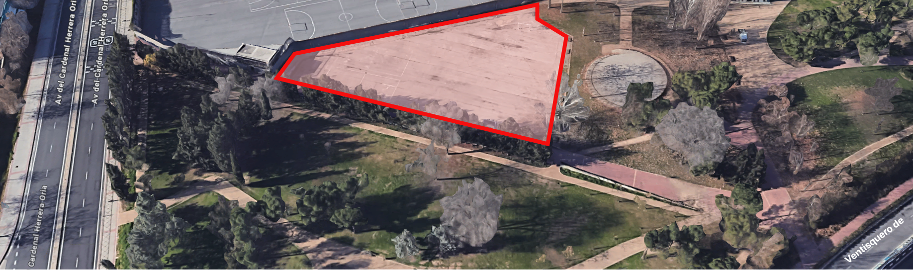 Adecuación de pistas deportivas en parque de Ana Tutor