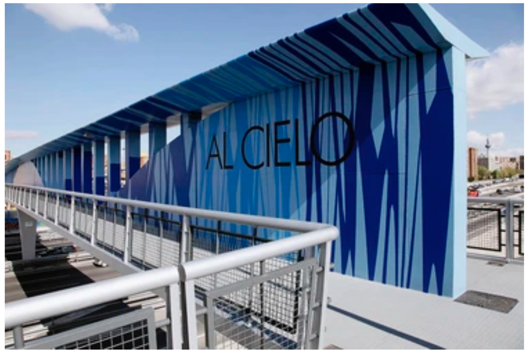 Pasarela M30 en Puente de Vallecas