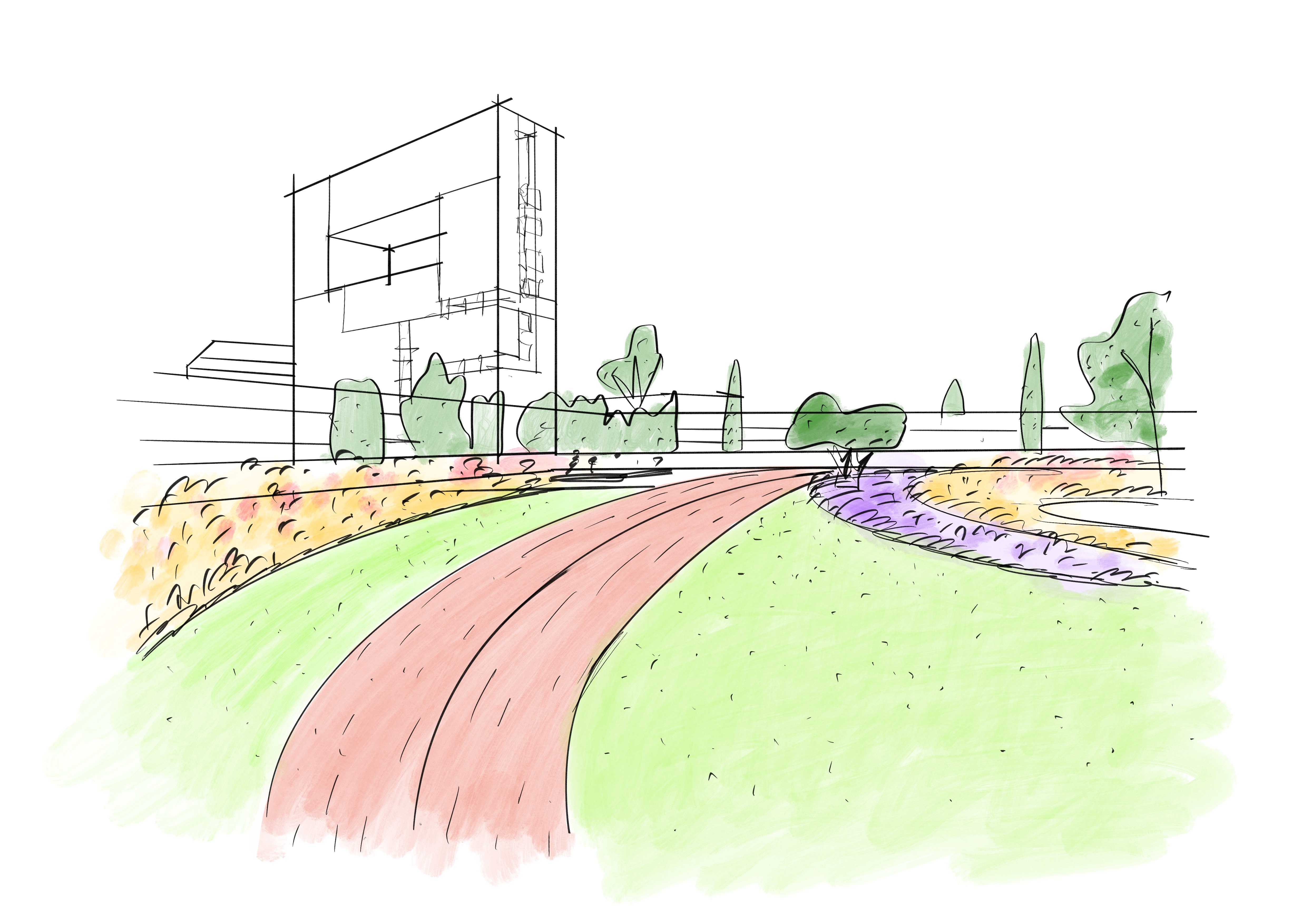 BOCETO PATIO CEIPSO ADOLFO SUÁREZ