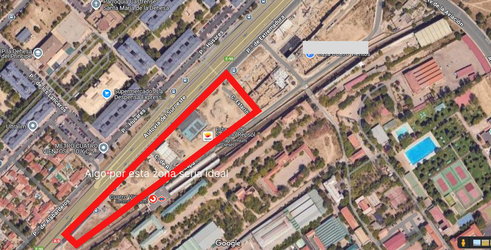 Zona propuesta de construcción