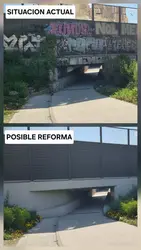 Acceso al túnel y posible reforma