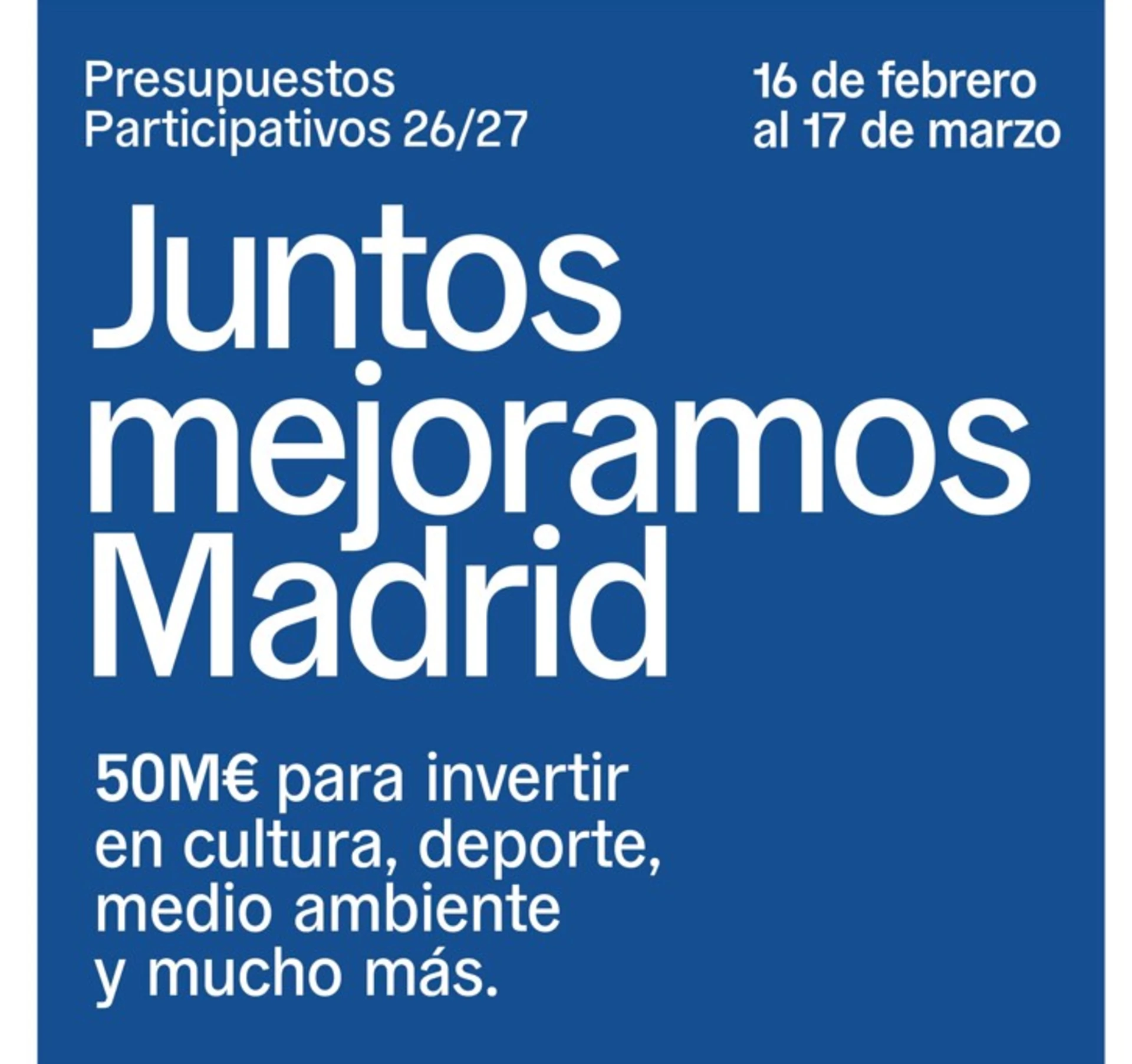 Banner convocatoria Presupuestos Participativos 2026_2027