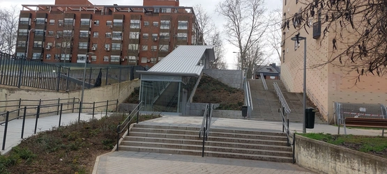 Zona de acceso calle Sepúlveda