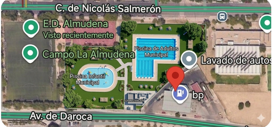 Solar propuesto con piscina municipal 