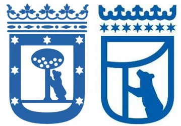 Logo histórico (izquierda) junto al nuevo logo (derecha)