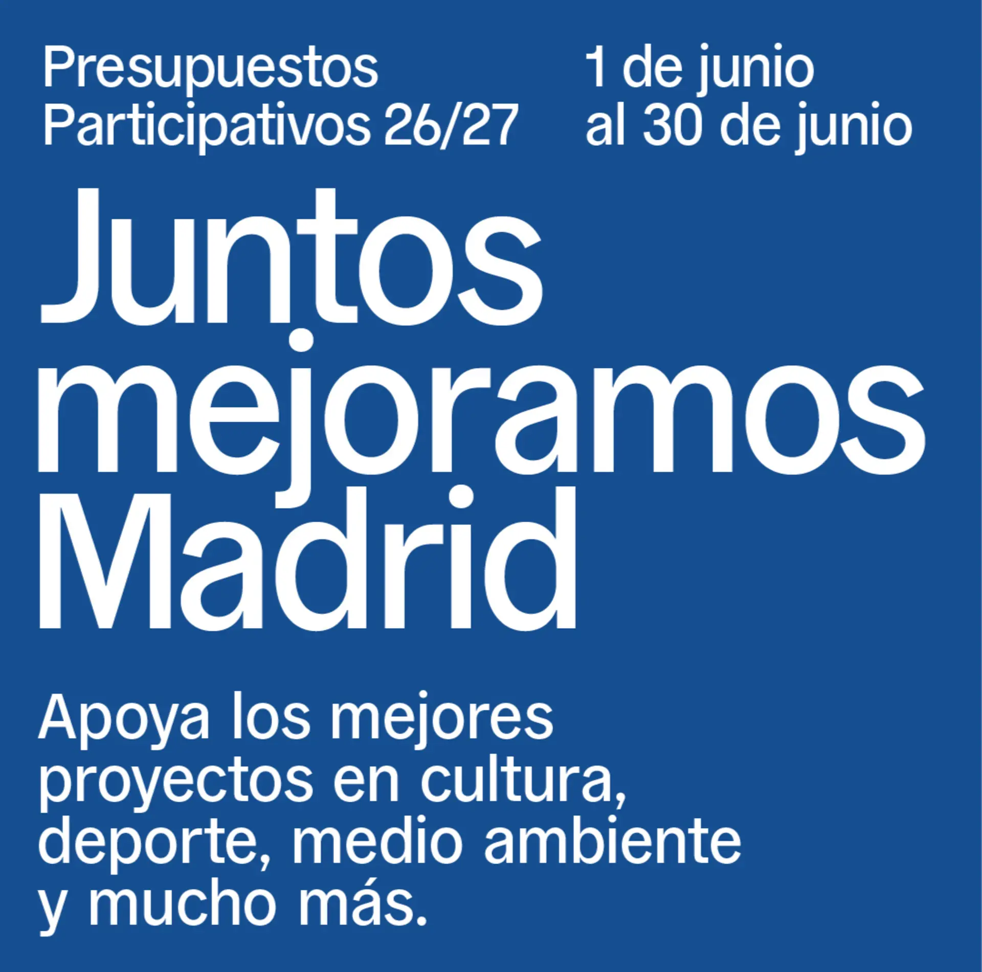 Campaña fase apoyos Presupuestos Participativos 2026_2027