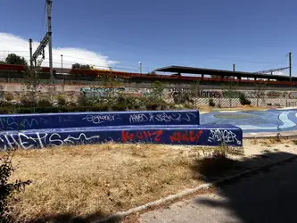 Estado actual del parque, en total abandono.