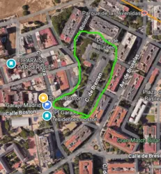 Zona de Jardines a mejorar.
