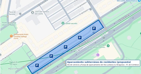 Zona aparcamiento residentes 